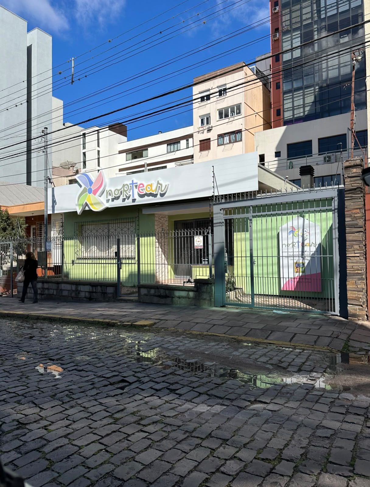 Fachada da clínica Nortear
